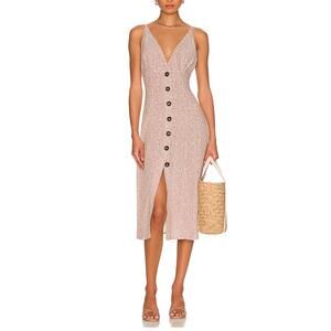 Anna Nata 'Monica' Brown Crepe Dress Size S